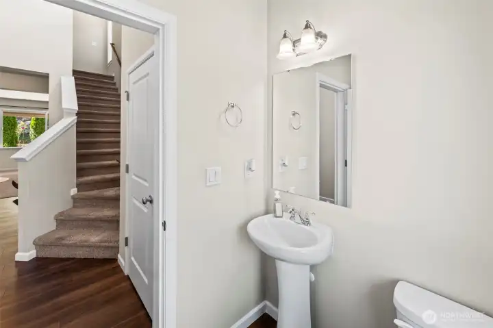 Main floor powder bath