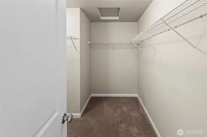 Large primary closet