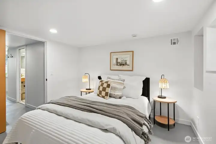 Lower level bedroom
