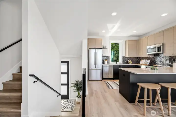 Custom Metal Railings. (Pic of Unit A)