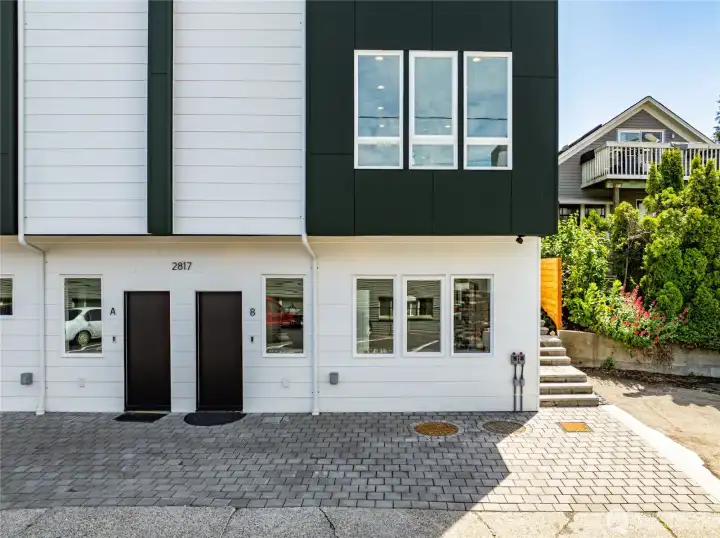 Off-Street Parking Stall w/ EV Charger.