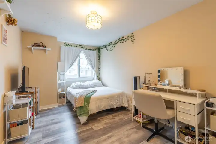 2nd bedroom; large enough for desk space