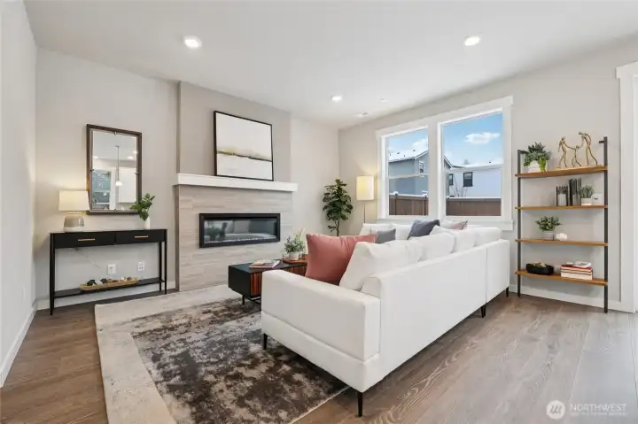 Great room just off the kitchen area! Great room just off the kitchen area!