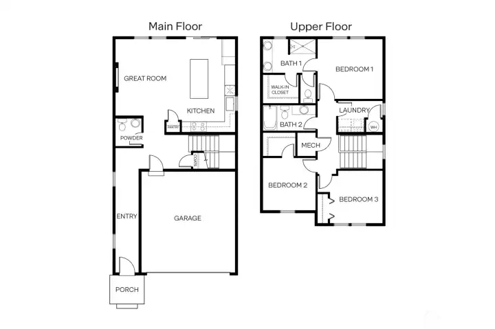 Rendering of the Daffodil plan. Rendering of the Daffodil plan.