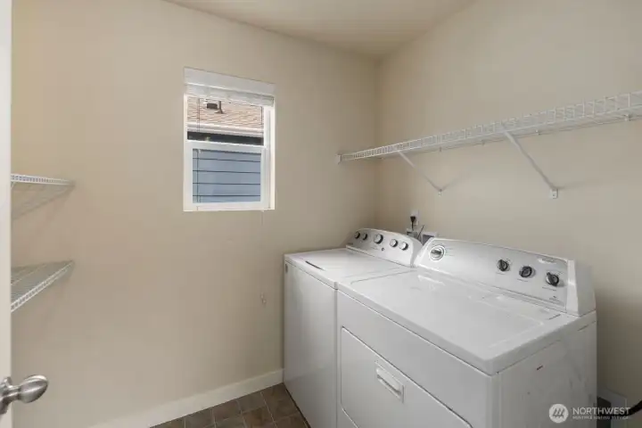 Spacious Laundry room