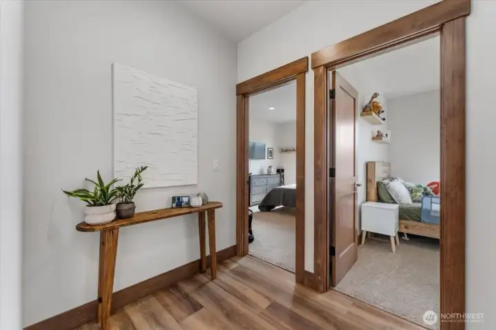 Wide Hallway to 2nd and 3rd Bedrooms