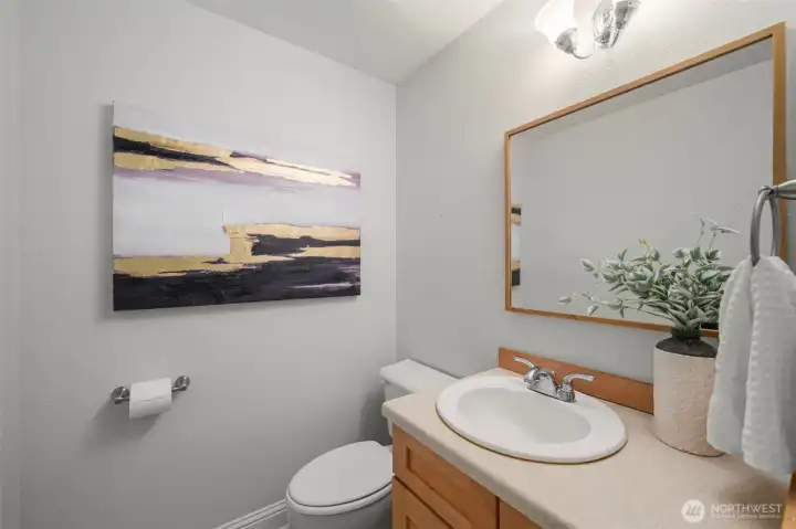 Main floor powder room