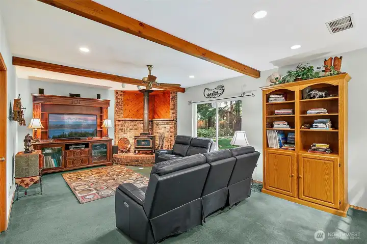 Family Room just off Dining room