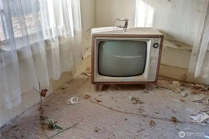 Why take a picture of an old TV? Why not?!