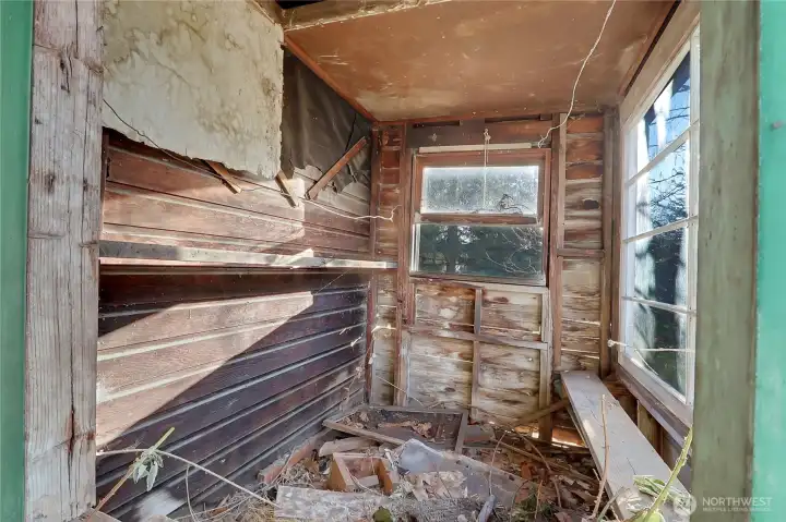 Storage Room off Entry and Porch