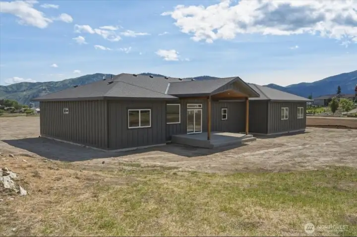 View of backyard with outdoor covered patio