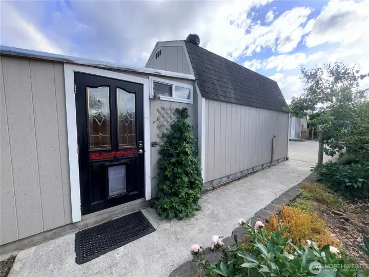 The Shed Entrance