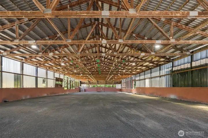 approximately 60 x 180 indoor arena approximately 60 x 180 indoor arena