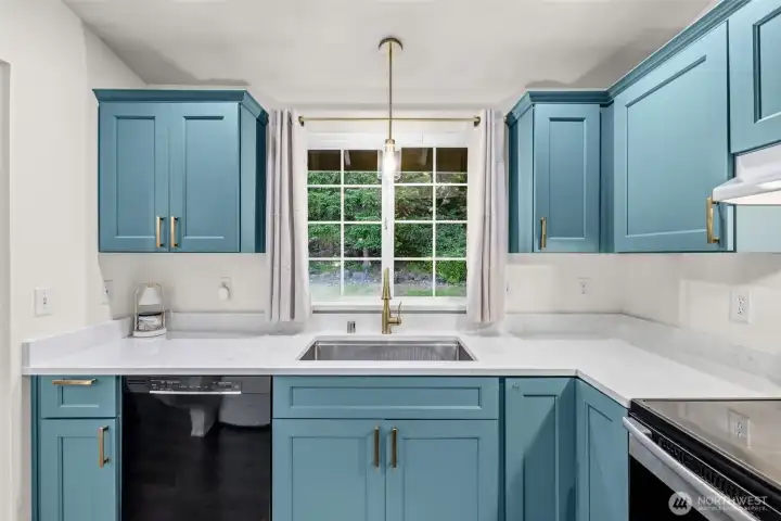 Bring the outdoors in through the kitchen window.