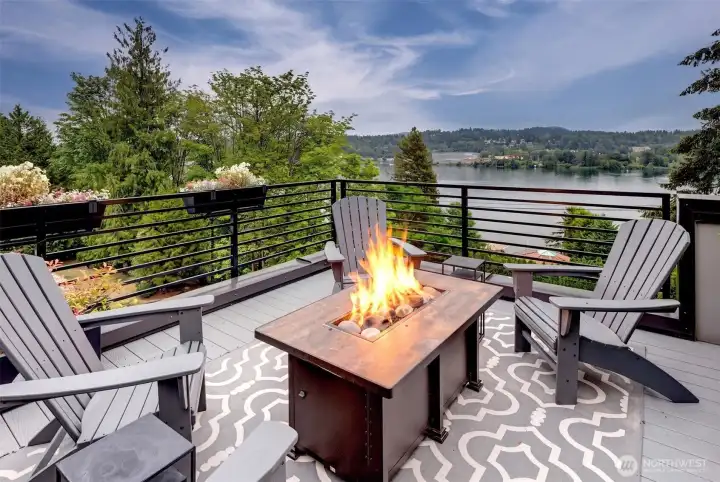How fun is this! Roof top deck is built for summer entertaining! Easy access and separate stairway up its the space to light the fire, sip some wine and enjoy the long summer nights. How fun is this! Roof top deck is built for summer entertaining! Easy access and separate stairway up its the space to light the fire, sip some wine and enjoy the long summer nights.