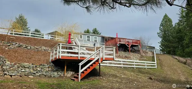Rear view of Home