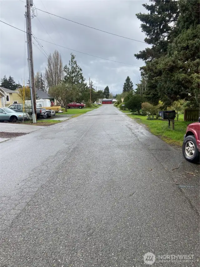 Looking north on L Avenue