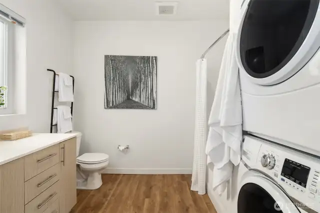 Enjoy the convenience of an in-unit washer and dryer for easy, everyday living.