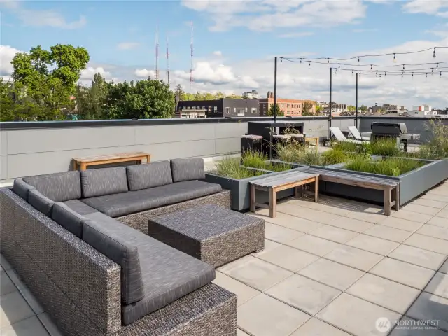 Just in time for summer! Edison’s rooftop offers the ultimate escape with panoramic city views, a BBQ lounge, and a private dog run.