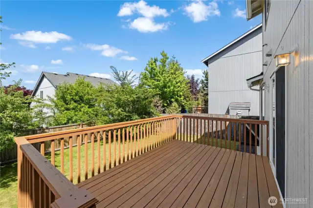 The perfect place for your BBQ and outdoor furniture.