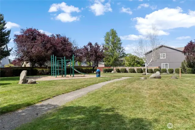 There is a small park inside the Hillsboro community.
