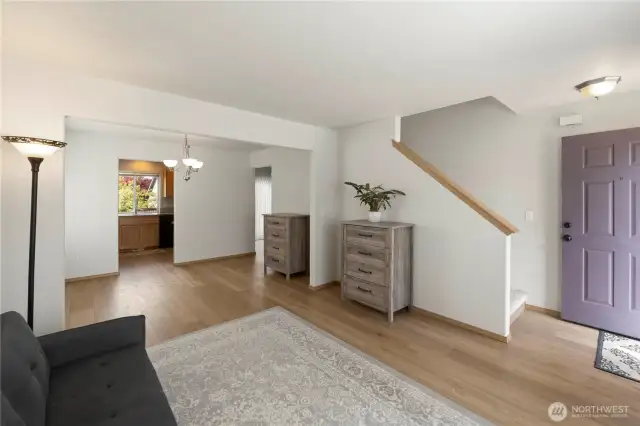 This space would also make an excellent, sunny office or play area if needed.
