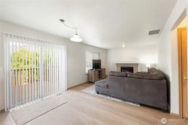 Check out those beautiful floors! They are throughout the main level of the home.