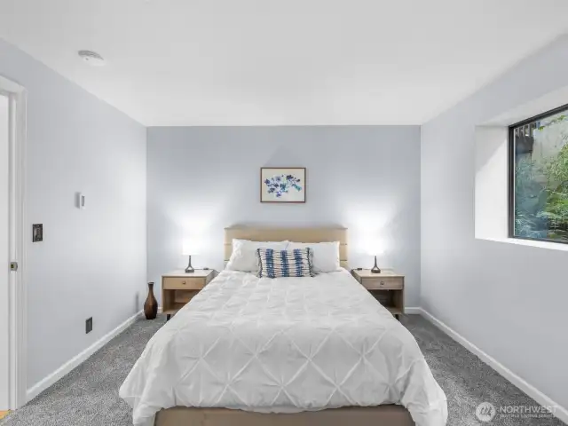 Spacious bedroom - room for King bed, dressers and armoire