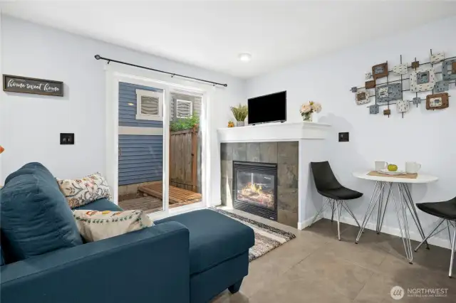 Living Room and patio
