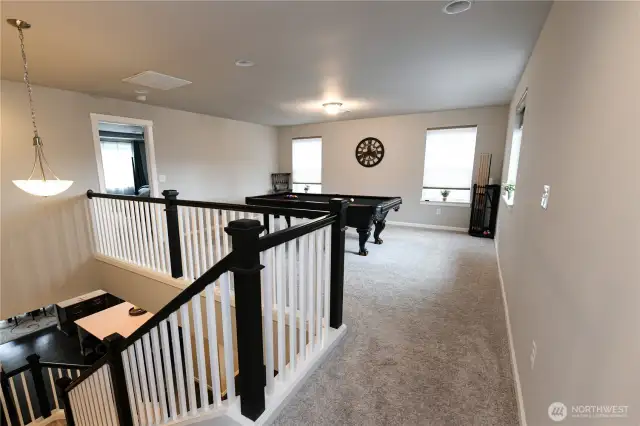 Upstairs loft area