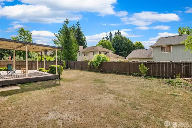 Spacious Lot