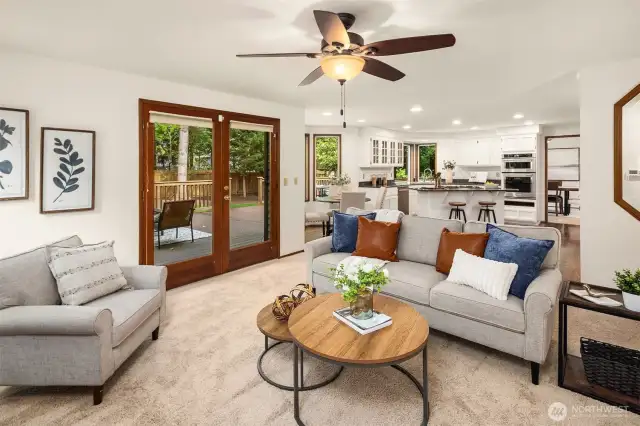 Lovely great room layout
