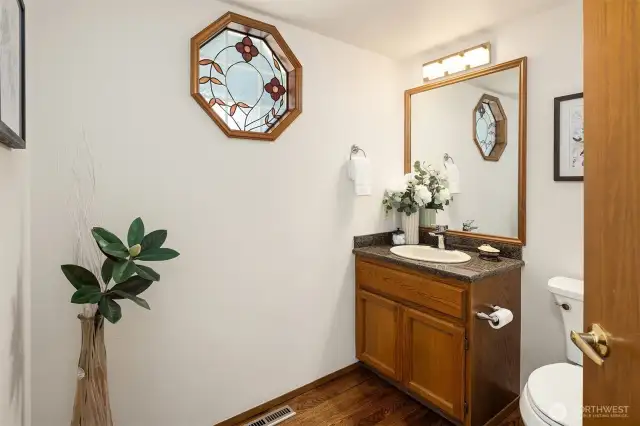 Main floor powder bath