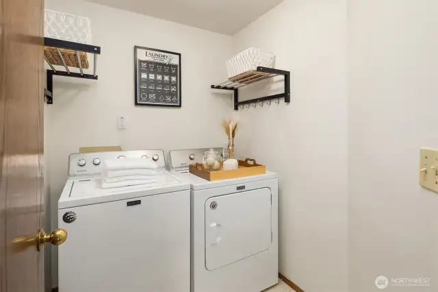 Main floor utility room