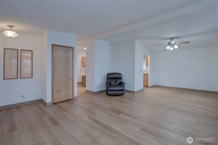 Newer LVP flooring throughout.