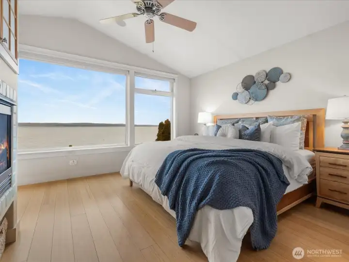 Amazing soundviews from the primary bedroom