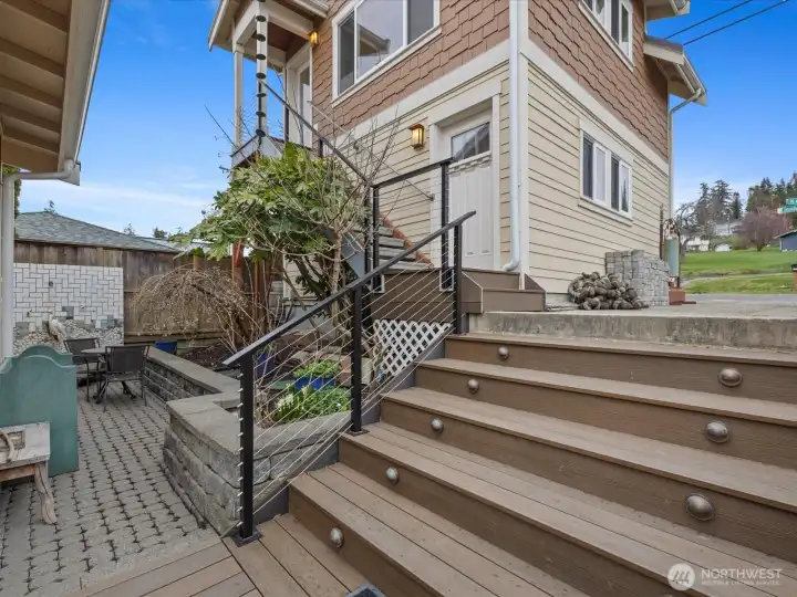 View from home to garage w/ ADU