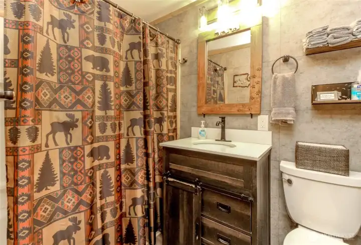 Full bath on main floor