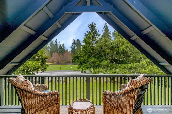 Viewing deck upstairs!