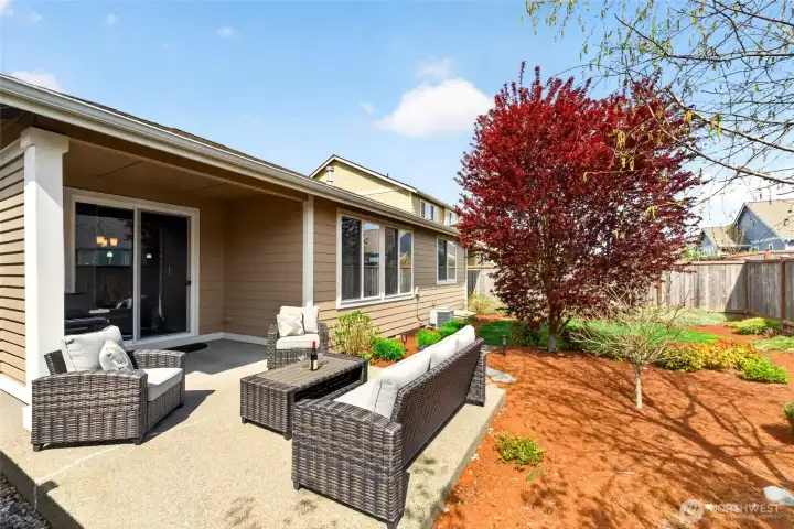 Easy maintenance yard so you can spend more time relaxing, less time mowing.