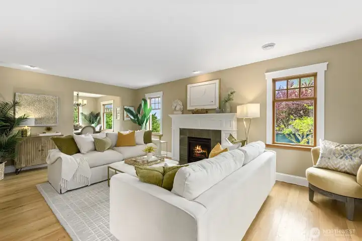 Formal living room of of entry.