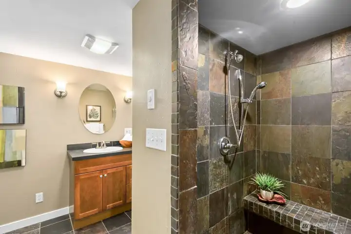 3/4 bathroom for ADU.