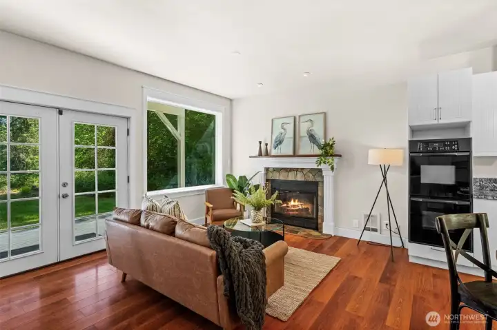 Beautiful hardwood floors.