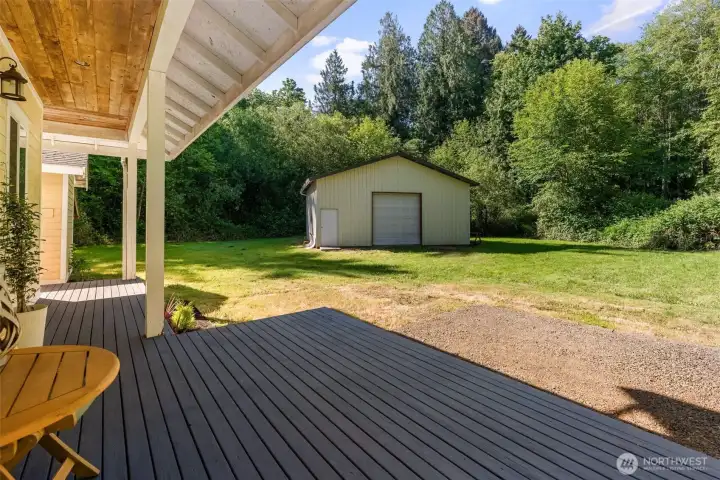 The pole barn is 24' X 30'