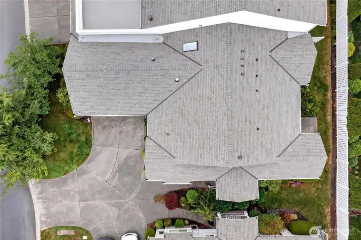 a nice aerial view of the home a nice aerial view of the home