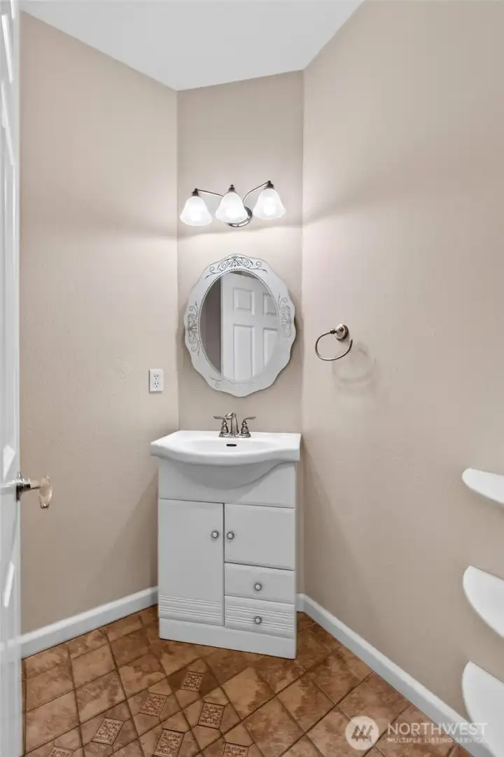 a half bath in the hall a half bath in the hall