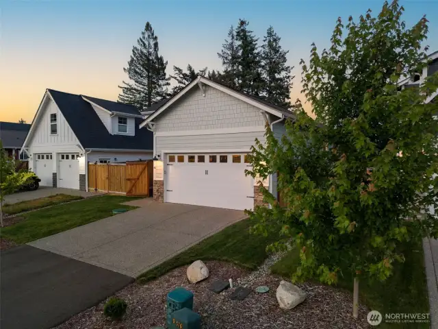 Drive right into your generous 2-car garage with plenty of room for overhead storage!