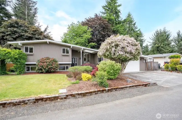 Classic 1969 home with mid-century architectural lines.