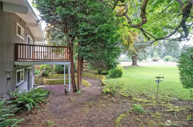 Low maintenance landscaping.