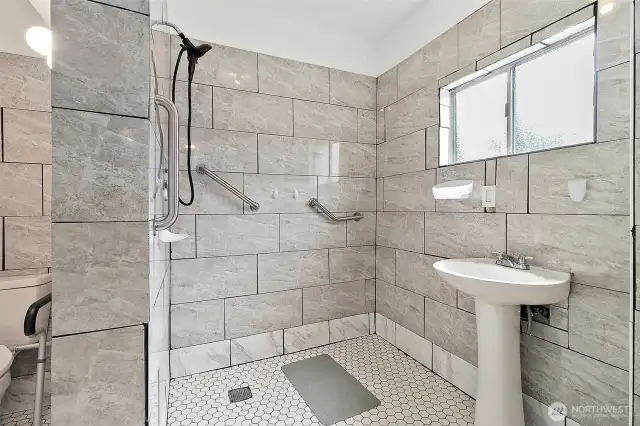 Main floor shower